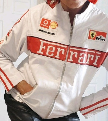 Giacca ferrari vintage pelle - giacca,