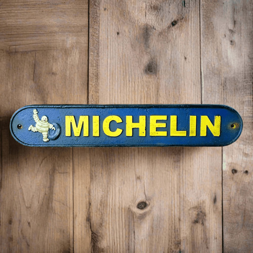 Targa ghisa michelin - michelin, man