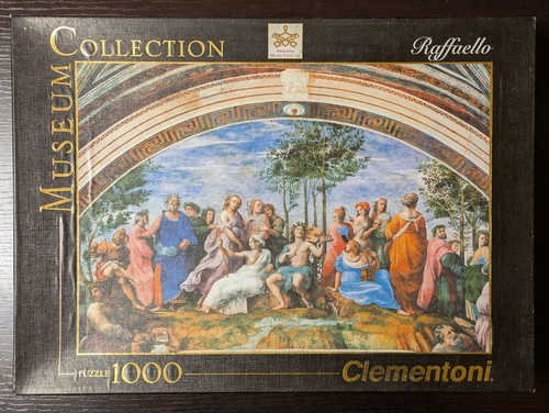Raffaello parnaso puzzle - raffaello, il