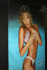 POSTER PIN UP VINTAGE 1987
