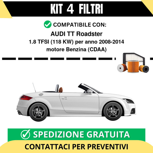 Kit filtri tagliando - filtri, per