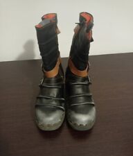 TMA Eyes Donna Boots Vera Pelle Stivaletti Foderati Tgl 37 Nuovo Senza Scatola 