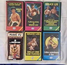 Lotto 6 VHS KUNG FU Bruce Lee Chuck Norris