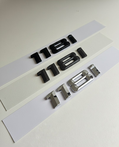 118i emblema nero