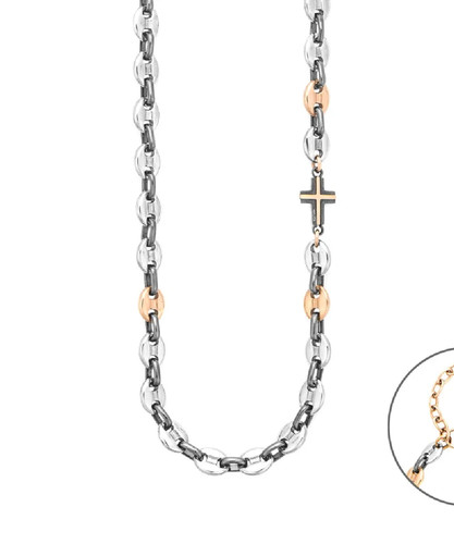 Collana uomo acciaio - in, 316l