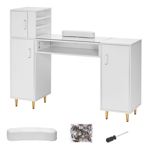 Manicure table with - table, top