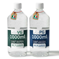 Kit 2000 Ml Glicerina Vegetale