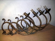 4 APPLIQUES/LAMPADARI D'EPOCA