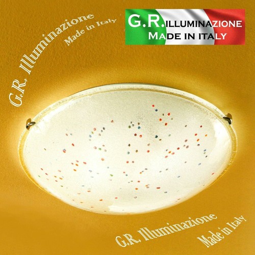 Plafoniera moderna vetro e - in,