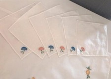 Tovaglietta da the o caffè con sei tovaglioli 