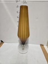 Vaso in vetro italiano alto