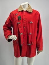 Fay x EMA – Giacca Work Jacket Fire Vintage Anni '80/'90 – Rossa – Taglia L