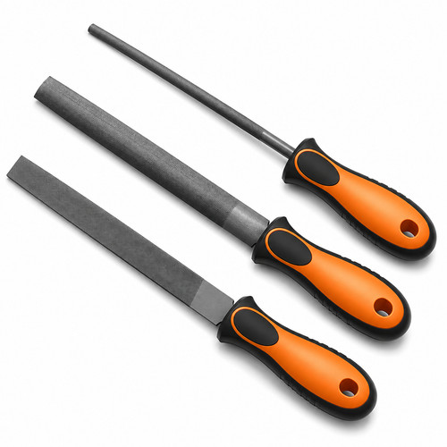 Set lime ferro piatta tonda - set,