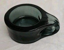 Portacandele votivo Normann Copenhagen Floe vetro fumè tealight Danimarca usato in ottime condizioni