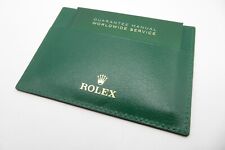Rolex Card Holder and booklet Guarantee Manual 2019-2022