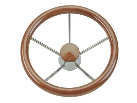 Volante inox mogano - volante, mm