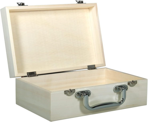 Valigia legno manico pl - valigia,