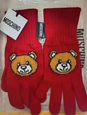 Guanti Moschino Rossi