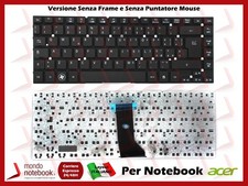 TASTIERA ITALIANA PER NOTEBOOK ACER ASPIRE ES1-511 E15 ES1-520 ES1-521 NERA