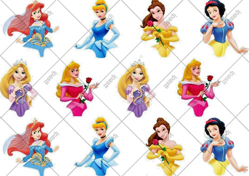 Disney princess topper - (set,
