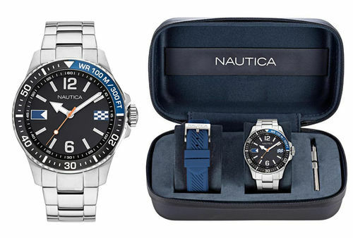 Orologio uomo nautica acciaio - orologio,