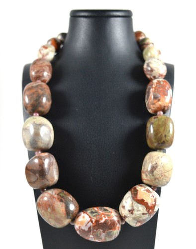 Collana scalare diaspro - diaspro, e