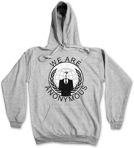 Are anonymous logo hooded - are,