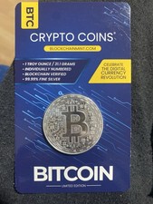 1 Moneta BITCOIN ARGENTO PROOF
