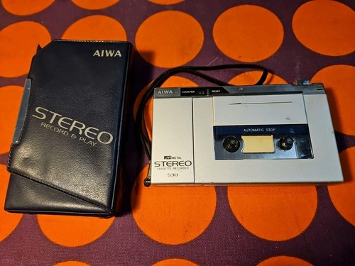 Vintage aiwa s30 silver - aiwa,