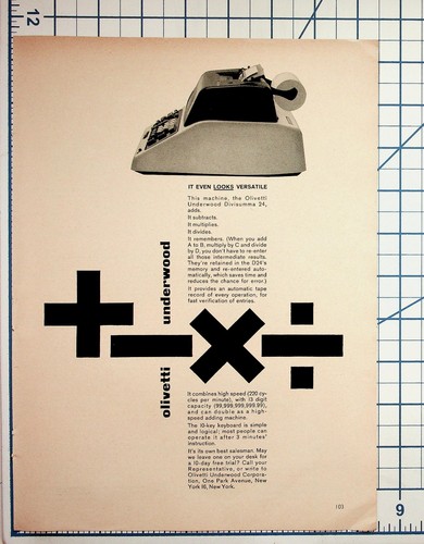 Olivetti underwood divisumma - olivetti,