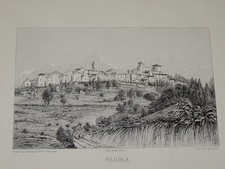 GRAVURE XIXème  ITALIE