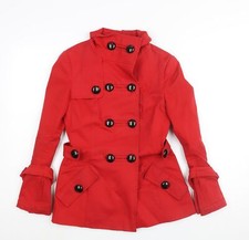 Trench cappotto donna rosso