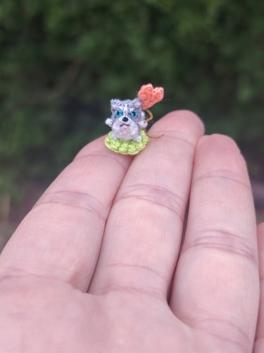Miniatura uncinetto husky - uncinetto,