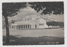 CREVALCORE BOLOGNA CINEMA TEATRO VERDI VIAGGIATA 1957 FG