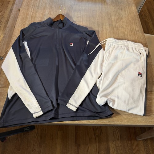 Felpa tennis vintage fila tuta - vintage,
