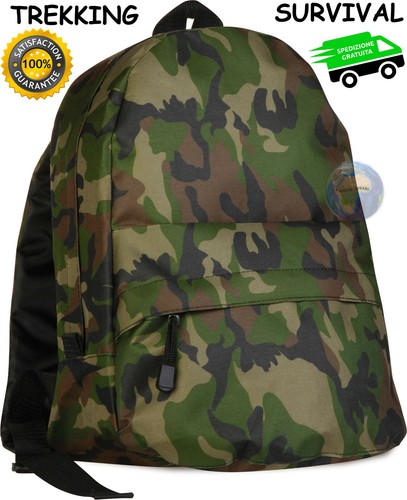 Zaino mimetico militare - mimetico,