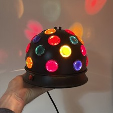 Palla Sfera che gira con luci colorate, Luci Discoteca, Magic Crown DJ358S Karma