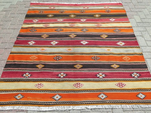 Tappeto kilim turco vintage - kilim,