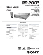 Sony DVP-S9000ES Lettore