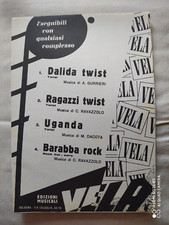 FASCICOLO VELA - 4 SPARTITI AA.VV. (1963): A. GURRIERI, C. RAVAZZOLO, M. DACOTA