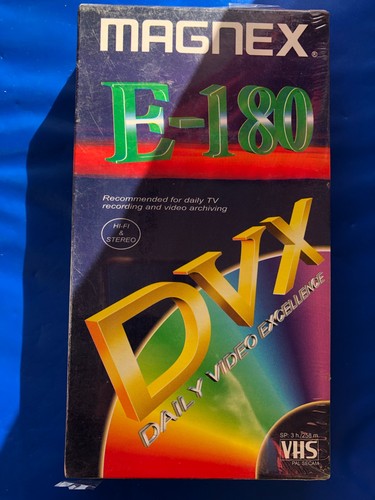 Cassetta vhs vergine magnex - vhs,