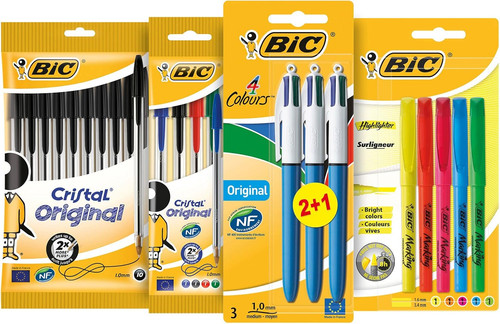 Bic set cancelleria penne - cancelleria,, 10