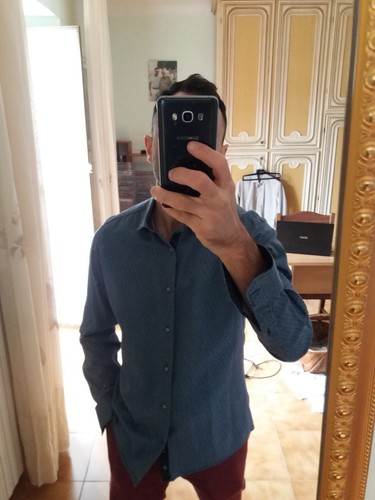 Camicia uomo blu taglia - , m