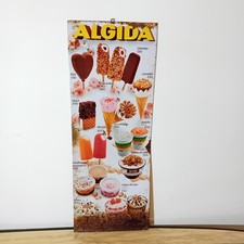 Insegna Tabella Gelati Algida