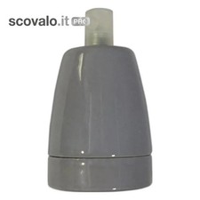 Portalampada e27 porcellana - portalampada,