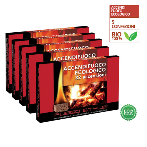 Accendifuoco ecologico 5x32 - accendifuoco,