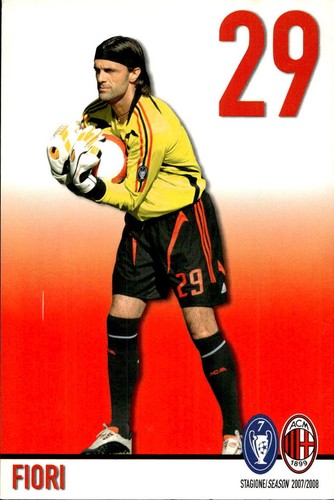 Cartolina calcistica milan - cartolina,