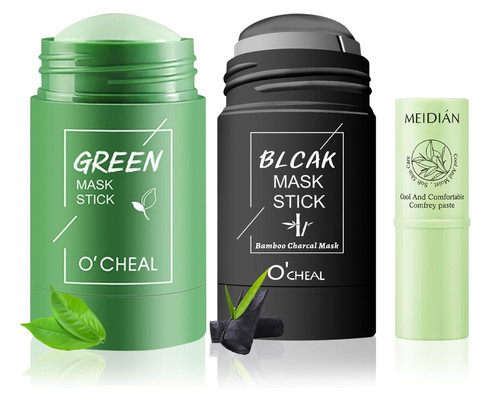 Green mask stick - stick,, maschera