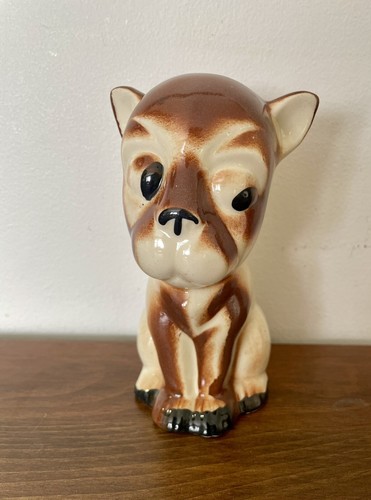 Statuina porcellana bulldog - porcellana,