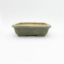 Vaso bonsai rettangolare artigianale in gres 18,5 CM - Handmade Bonsai Pot